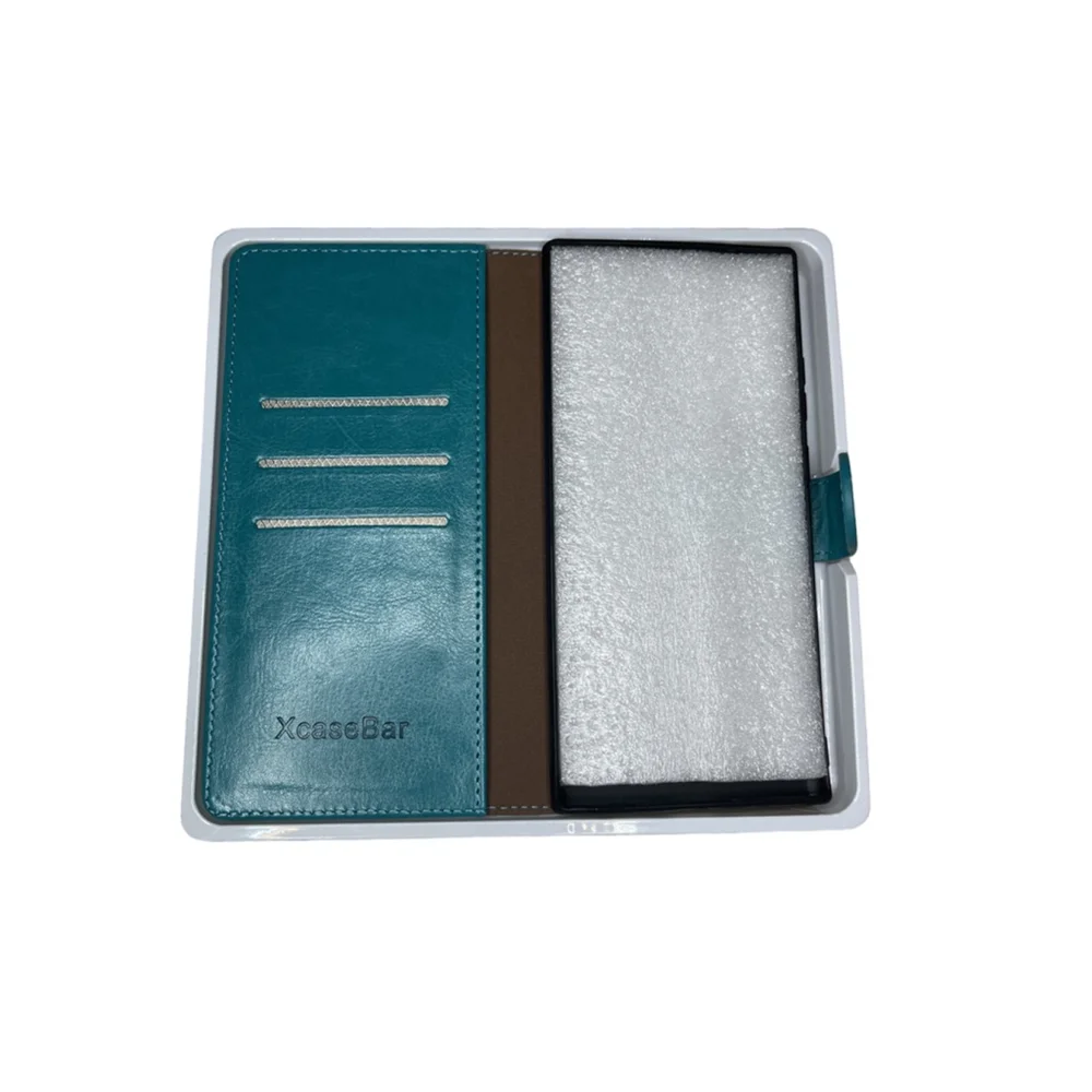 Samsung Galaxy Note20 Ultra 5G Style Wallet Case Blue Green New